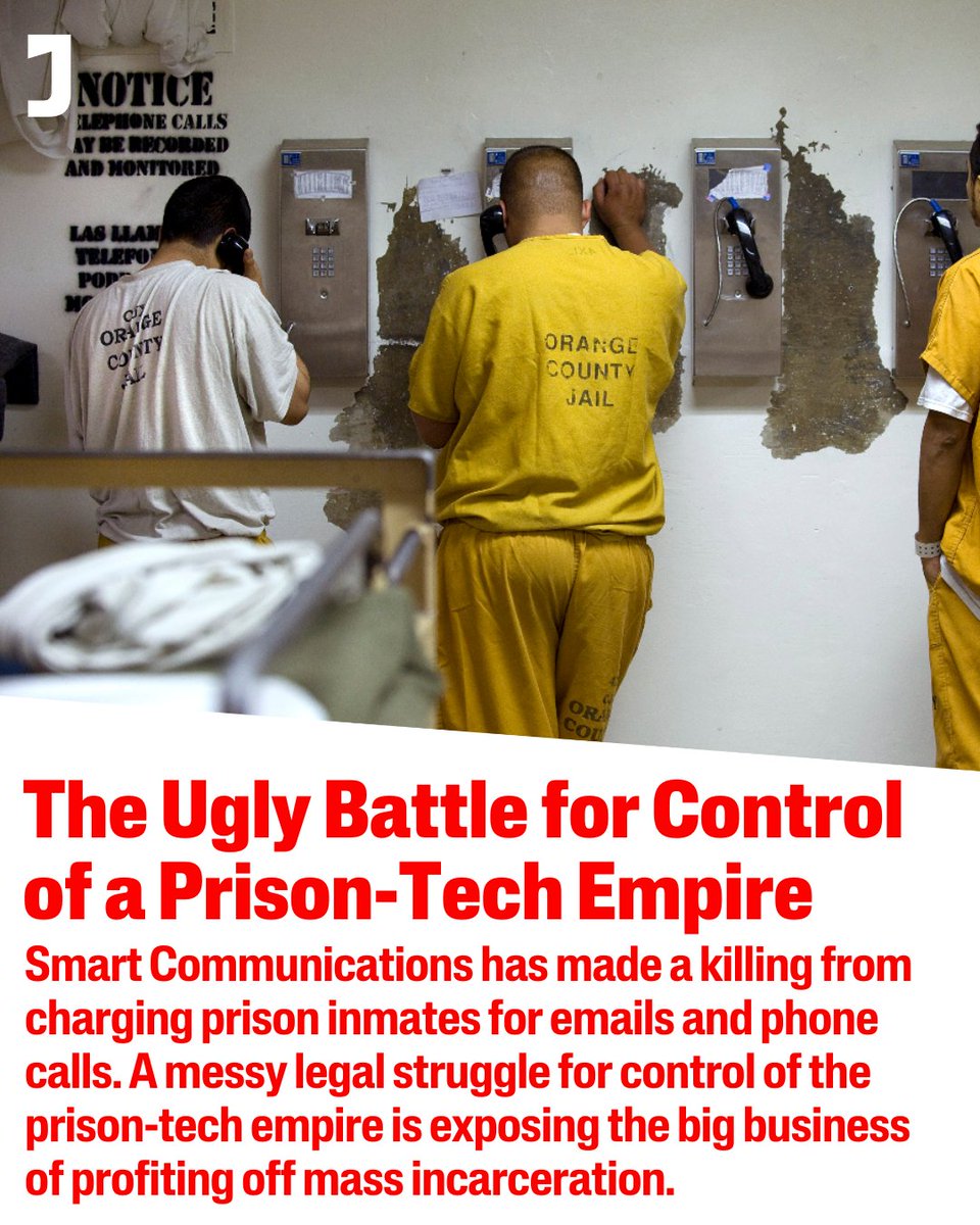 Over the last decade, Smart Communications has emerged as a pioneer in the privatization of prison services, a market that's constantly finding new ways to squeeze money out of incarcerated people and their families — one of the US’s poorest demographics. 
jacobin.com/2025/03/prison…
