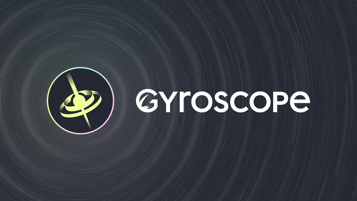 Introducing $GYFI

Gyroscope makes superliquidity simple.

GYFI aligns the stewardship with the growth of Gyroscope.

More details with TGE approaching 👇