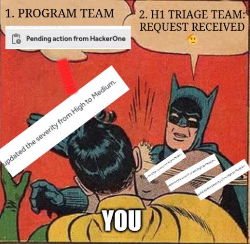 Some <a href="/Hacker0x01/">HackerOne</a> Triager 😁

Who can relate to this 🥲?

#bugbounty
#I_love_hackerone_but_itzwaitz
#bugbounty_darkside101
#Cmon_its_just_a_meme