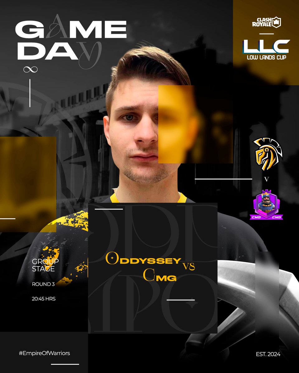 OddysseyποΈ (@oddyssey_offcl) on Twitter photo ποΈ GAMEDAY ποΈ
π<a href="/Low_Lands_Cup/">Low Lands Cup</a>
π<a href="/CMG_EsportsCR/">CMG E-Sport</a>
β°20:45 CET
Today we face a good opponent! See you in the arena!π
ποΈ #EmpireOfWarriors ποΈ GAMEDAY ποΈ
π<a href="/Low_Lands_Cup/">Low Lands Cup</a>
π<a href="/CMG_EsportsCR/">CMG E-Sport</a>
β°20:45 CET
Today we face a good opponent! See you in the arena!π
ποΈ #EmpireOfWarriors