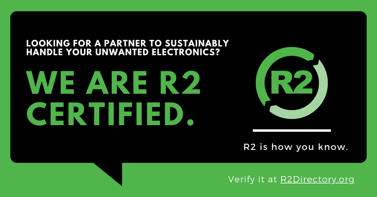IERPro24's tweet photo. 🌍 Achieved R2 Certification! ✅ Our commitment to safe electronics recycling and sustainability continues! 🔒 #DataDestruction #TechForGood #R2Certified https://t.co/p55UVZIj6D