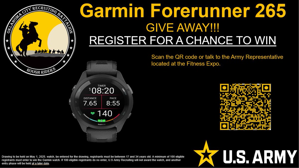 🔥 Register to Win a Garmin Forerunner 265! 🔥 

We’re excited to announce our special giveaway! You could be the lucky winner of a brand-new Garmin Forerunner 265. Ready to enter? It’s easy! 
1. Scan the QR Code 2. Fill out the registration form 3. Follow and share the post!