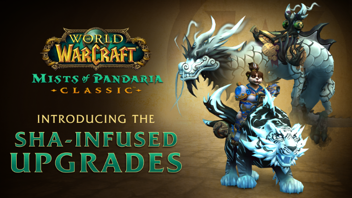 World of Warcraft Sha-Infused Epic Pack featuring dark, corrupted Sha aesthetics themed around Mists of Pandaria content