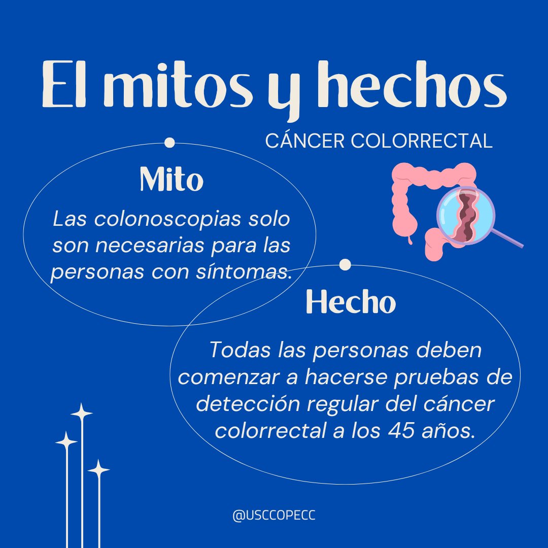 Regular #screening is crucial for detecting #colorectalcancer early when it is most treatable.

#NationalColorectalCancerAwarenessMonth  #cancerdisparities #healthequity #cancerresearch #HispanicHealth #nci #pecgs #moonshotinititative #cancer  #cancerscreening #colonoscopy