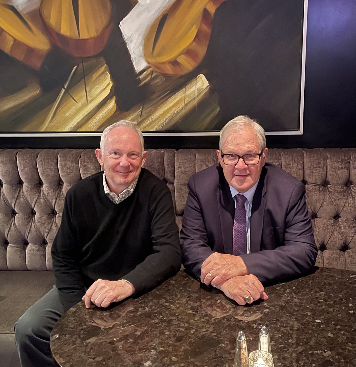 Great to catch up with my good friend Fred Gorrell in Ottawa last night.