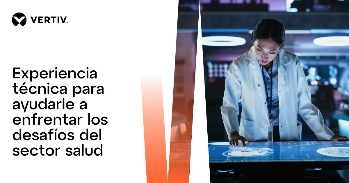 🩺 En Vertiv, proporcionamos experiencia técnica para ayudarle a enfrentar los desafíos del sector salud con un portafolio completo de soluciones de tecnología avanzada, diseñadas para soportar y optimizar la continuidad en sus operaciones. Ingrese aquí: ms.spr.ly/6014quGYe