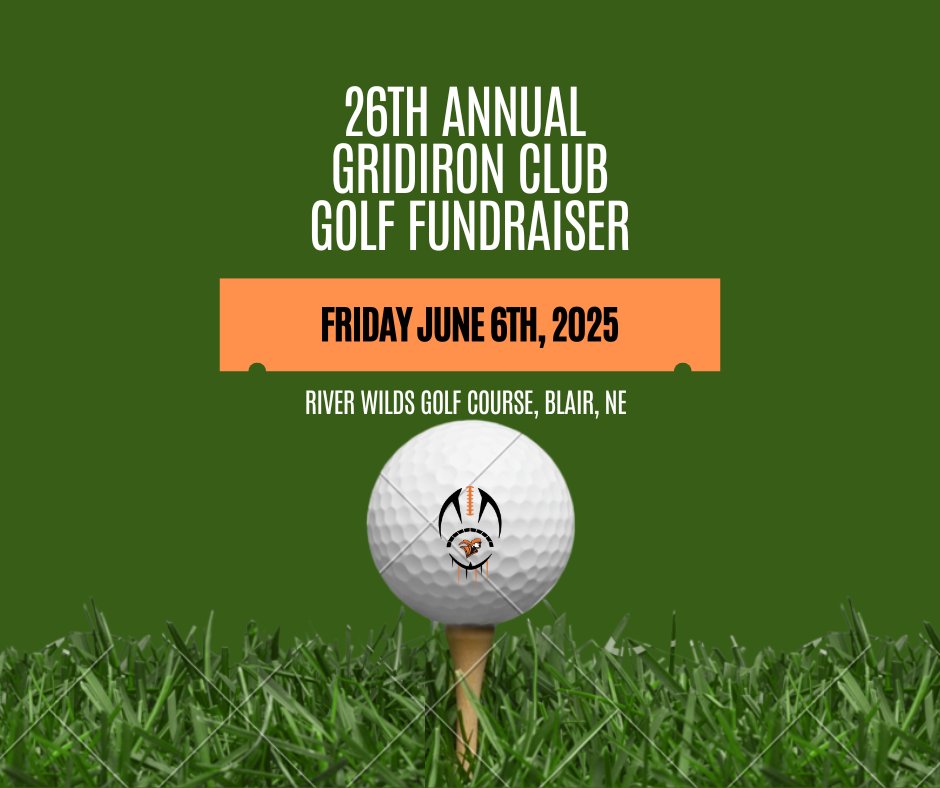 Save the Date! The 26th Annual Gridiron Club Golf Fundraiser will be on Friday, June 6th this year. Registrations will open in April!