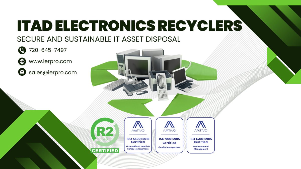 IERPro24's tweet photo. 💚 Recycling e-waste recovers precious materials like gold, copper, and silver! Help conserve resources by recycling your old tech. ♻️ https://t.co/L4xzkp9RjB

#EwasteRecycling #CircularEconomy https://t.co/1minKZFf44
