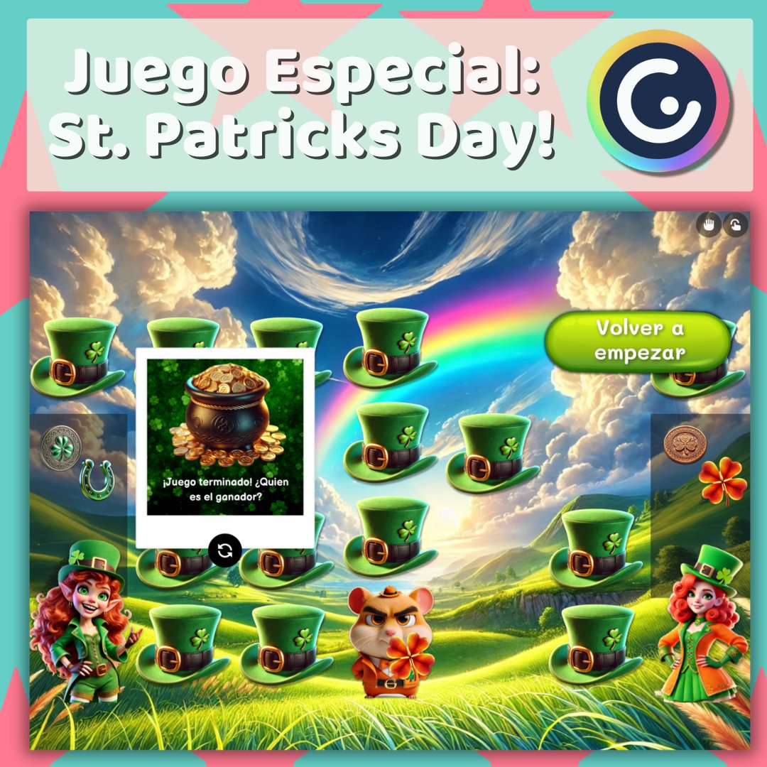 ᑎOᖇᗷEᖇTO ᑕᑌᗩᖇTEᖇO (@mrcuarter) on Twitter photo 🍀🎲 ¡St. Patrick’s Day en el aula con un juego interactivo en <a href="/genially_es/">Genially (Español)</a> ! 🎉💚
Si quieres que tu alumnado aprenda mientras se divierte, este recurso es para ti: un juego reutilizable en el que solo necesitas añadir 25 preguntas del tema que quieras trabajar… ¡y listo! 🔥 🍀🎲 ¡St. Patrick’s Day en el aula con un juego interactivo en <a href="/genially_es/">Genially (Español)</a> ! 🎉💚
Si quieres que tu alumnado aprenda mientras se divierte, este recurso es para ti: un juego reutilizable en el que solo necesitas añadir 25 preguntas del tema que quieras trabajar… ¡y listo! 🔥