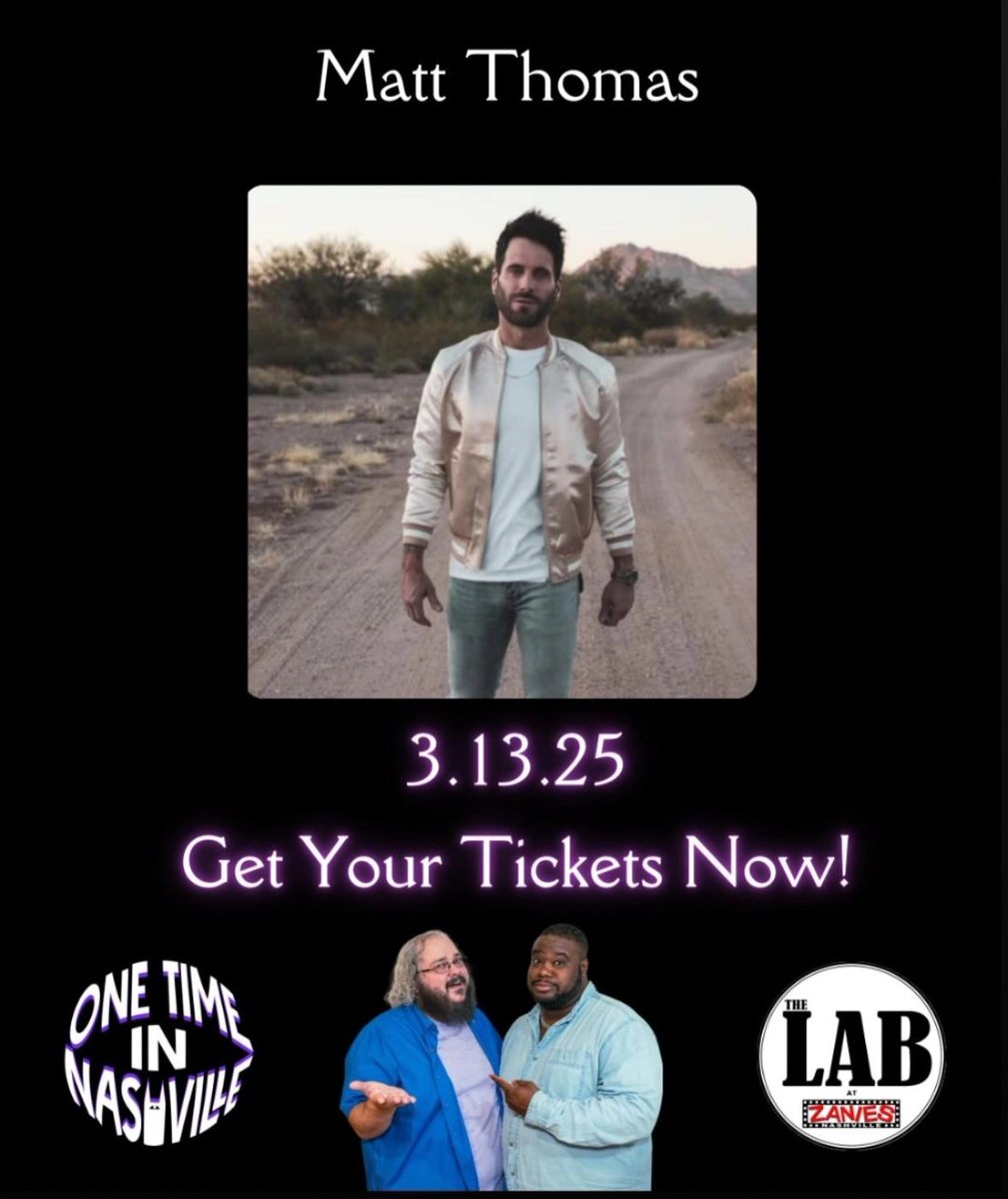 Patrick Thomas (@radiopatrick) on Twitter photo Tonight at 9pm!
Matt from <a href="/parmalee/">Parmalee</a> will be our guest!
Plus comedians <a href="/zactownsend_/">Zac Townsend</a> and <a href="/reallydavidb/">David Brooks</a>
Don't miss it! Get your tickets at onetimeinnashville.com Tonight at 9pm!
Matt from <a href="/parmalee/">Parmalee</a> will be our guest!
Plus comedians <a href="/zactownsend_/">Zac Townsend</a> and <a href="/reallydavidb/">David Brooks</a>
Don't miss it! Get your tickets at onetimeinnashville.com