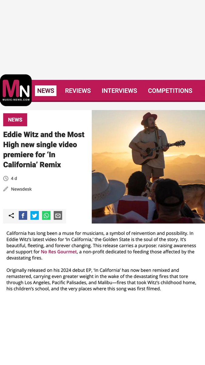 Eddie Witz and The Most High (@witzeddie71206) on Twitter photo Thanks for the coverage, <a href="/MusicNewsWeb/">Music-News.com</a> 🗞️
Read the full article now.
music-news.com/news/Undergrou…
#InCalifornia #NewMusic #MusicNews Thanks for the coverage, <a href="/MusicNewsWeb/">Music-News.com</a> 🗞️
Read the full article now.
music-news.com/news/Undergrou…
#InCalifornia #NewMusic #MusicNews