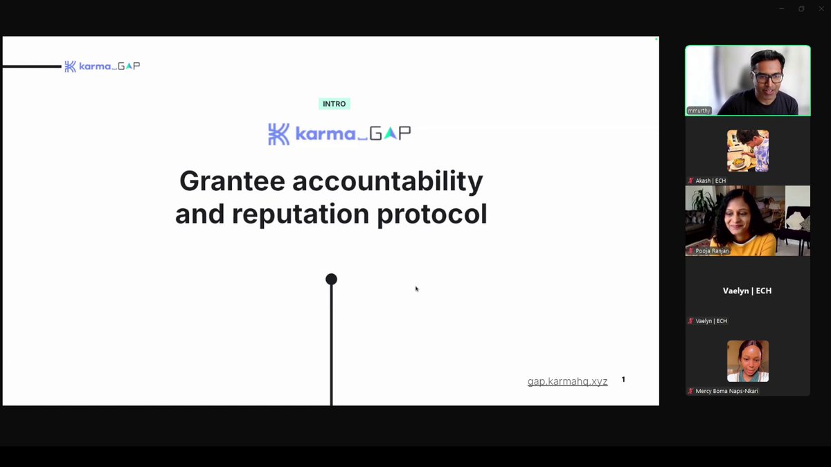 ECHInstitute's tweet photo. ๐ Just wrapped up recording the Ecosystem Project Demo episode with the brilliant Mahesh Murthy (@mvmurthy ) on Karma Gap (@karmahq_) !
๐บExcited to share insights and breakthroughs with you all. Stay tuned for the full episode! ๐
#EcosystemProjectDemo #KarmaGAP #Web3 https://t.co/u8AS70AVSG
