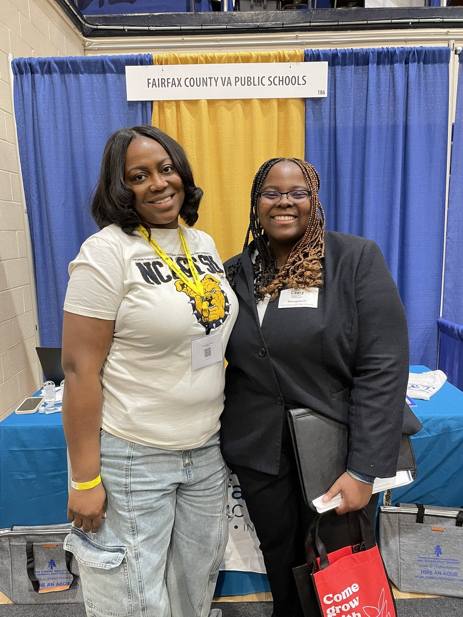 FCPS Recruitment (@fcpsvajobs) on Twitter photo Aggies helping <a href="/socohs/">South County HS</a> Aggie, Caury <a href="/ncatsuaggies/">North Carolina A&T</a> Spring Career Fair. So proud of you!๐ Aggies helping <a href="/socohs/">South County HS</a> Aggie, Caury <a href="/ncatsuaggies/">North Carolina A&T</a> Spring Career Fair. So proud of you!๐