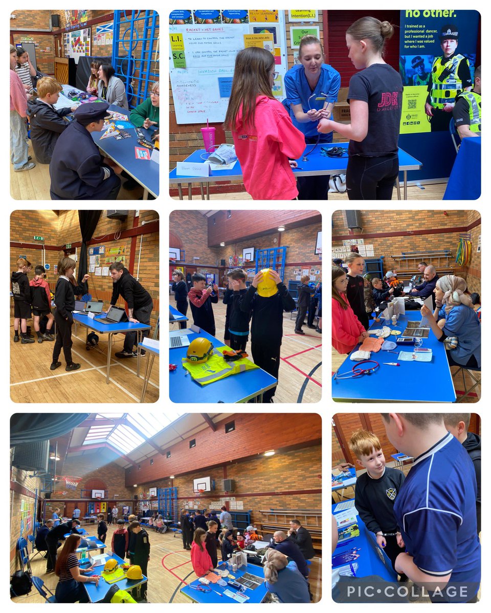Primary 6 had a great time learning about the different skills needed for different careers and hearing about different careers at our Career’s Fair today! Thank you so much to all our volunteers who gave up their time today to come and share their experiences #DunipaceWOW