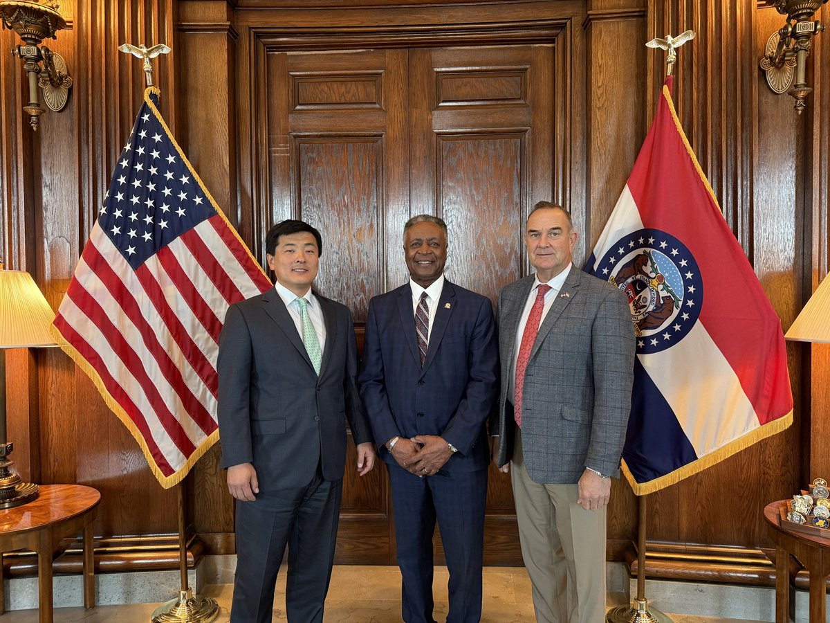 Productive and positive meeting with state leadership today - <a href="/GovMikeKehoe/">Governor Mike Kehoe</a> and House Speaker Jon Patterson. Grateful for the collaboration and look forward to working together to create meaningful impact for our communities.