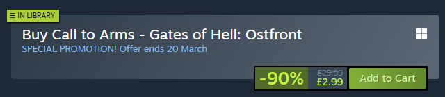 The fact that Gates of Hell is just £3 is insane!

This is an absolute steal for a gem of a RTS game that's still in active development...