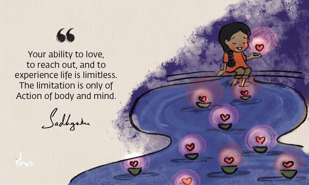 Every one should experiment the fragrance of love #SadhguruQuotes