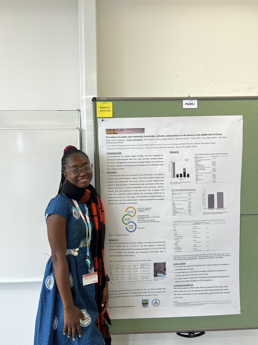 Anabel Acheampong (@ann__boat) on Twitter photo Presented my research findings at Joint Spring Parasitology meeting 2025 at Würzburg and an EQUIP scholar 2025 <a href="/herminthology/">Herminthology</a> <a href="/BSPparasitology/">British Society for Parasitology</a> <a href="/netrodis/">Consortium for NTDs & One Health(NeTroDisOH)-UENR</a> <a href="/nicholacalvani/">Nichola Calvani</a> <a href="/ekowkenny/">K. B. Otabil, PhD, PhD</a> <a href="/petraaaaaaa/">O.P.</a> <a href="/ISNTD_Press/">ISNTD</a> Presented my research findings at Joint Spring Parasitology meeting 2025 at Würzburg and an EQUIP scholar 2025 <a href="/herminthology/">Herminthology</a> <a href="/BSPparasitology/">British Society for Parasitology</a> <a href="/netrodis/">Consortium for NTDs & One Health(NeTroDisOH)-UENR</a> <a href="/nicholacalvani/">Nichola Calvani</a> <a href="/ekowkenny/">K. B. Otabil, PhD, PhD</a> <a href="/petraaaaaaa/">O.P.</a> <a href="/ISNTD_Press/">ISNTD</a>