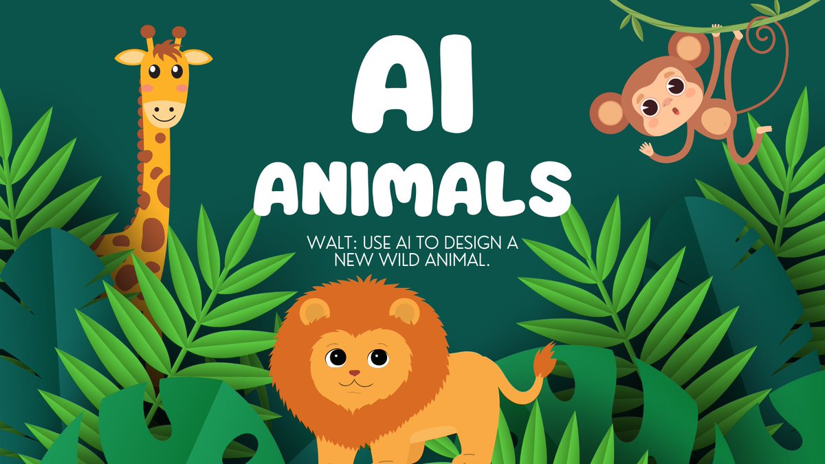 My little learners have been learning how to use Keynote to design a new animal, then using AI to generate an image of it. Find out more here and download the AI Animals Playbook if you'd like to have a go! education.apple.com/resource/25001…