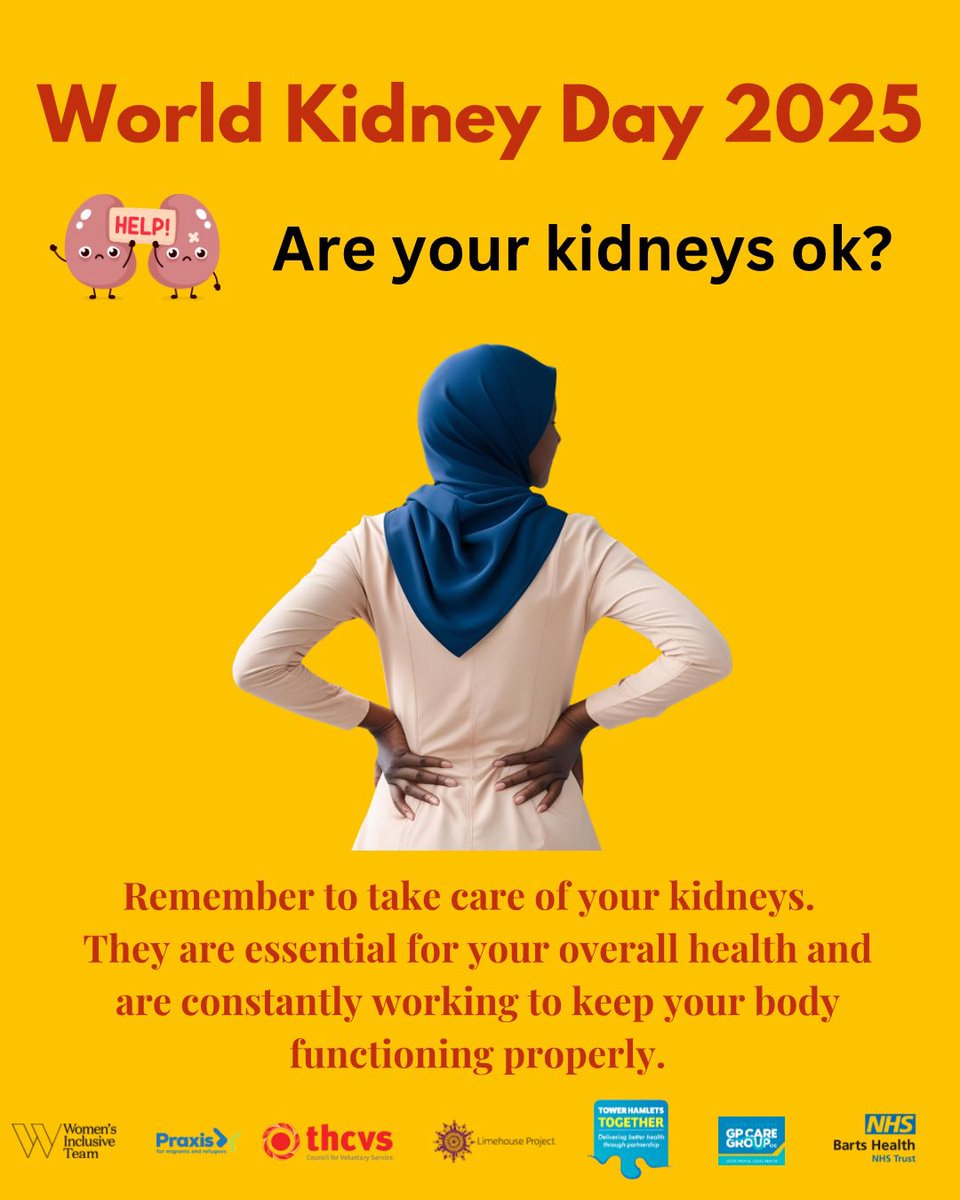 ❤️ Today is World Kidney Day! 
It's important to take care of your kidneys to maintain good health. 

#Areyourkidneysok #worldkidneyday #KidneyDisease