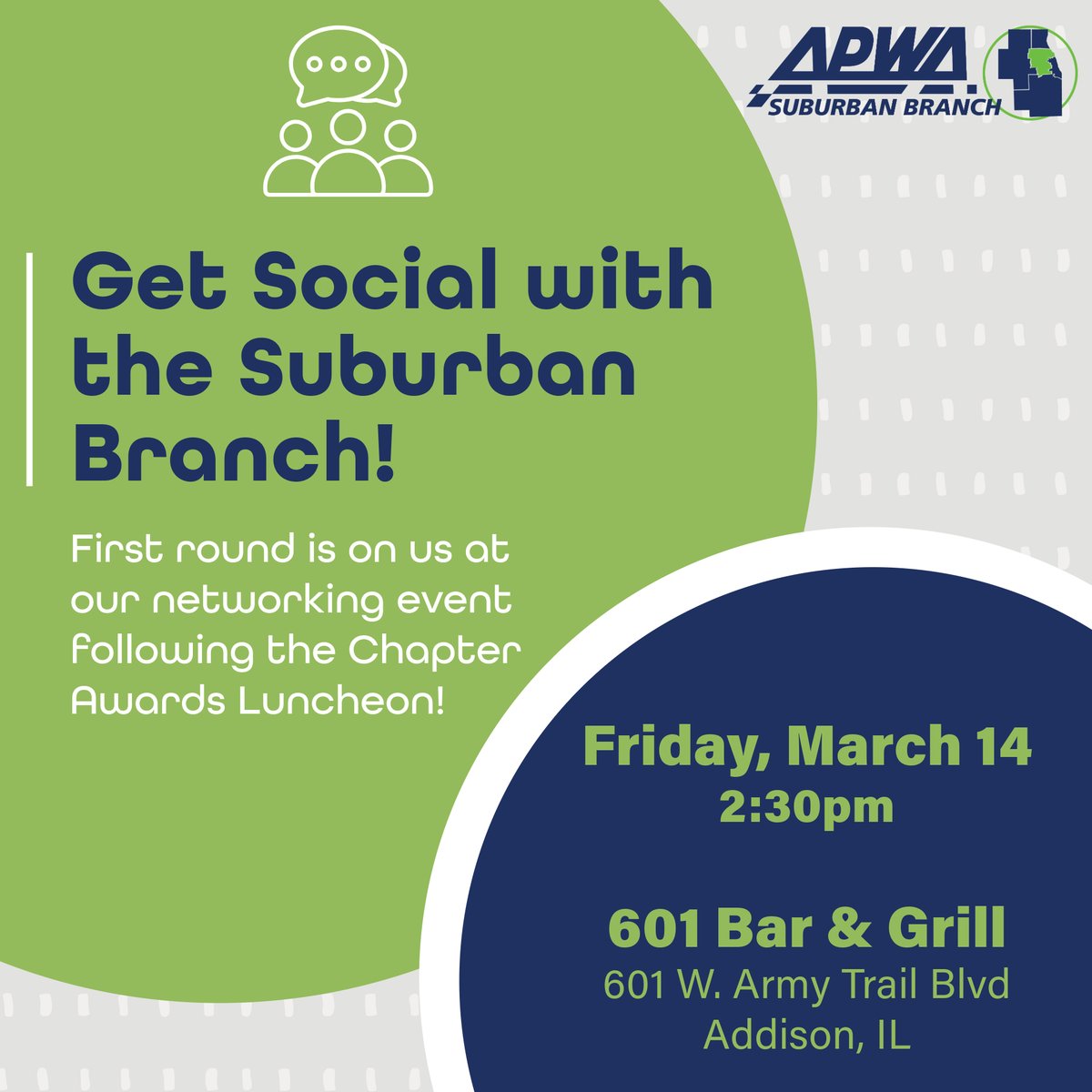 APWAChicago's tweet photo. 🎉✨ Ready for the Chapter Awards luncheon Friday? 🎖️🥳 Stick around for the Suburban Branch social! 🍹💫 First round's on us! Tag your friends and join the fun! 🙌🥂 #ChapterAwards #Cheers #Networking 🥳 https://t.co/LC8cGhudz0