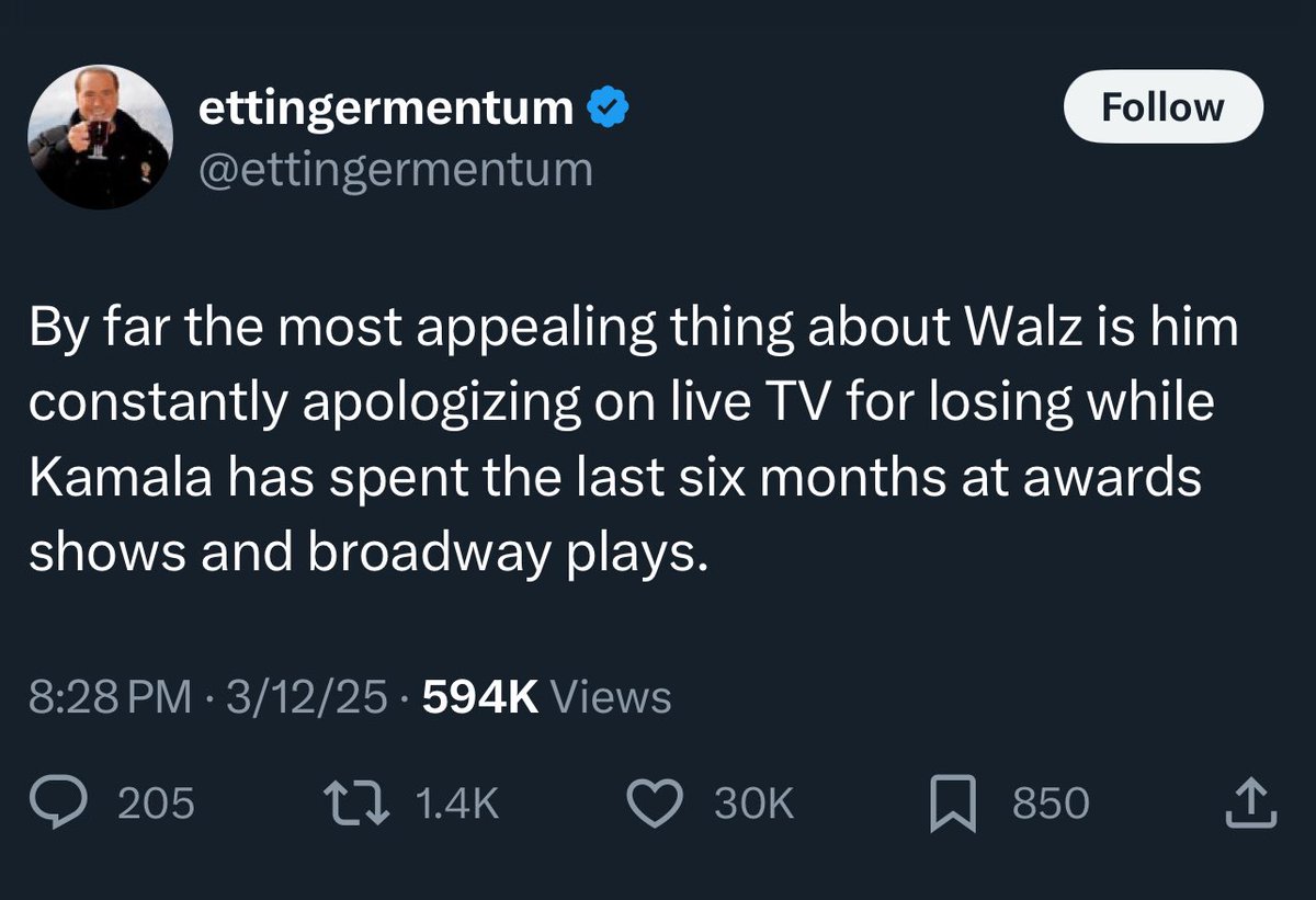 BethanyBevier87's tweet photo. Tim Walz is still an elected official and it is within his job description to do what he’s doing. Kamala is now a private citizen free to do as she chooses. https://t.co/Yp4G79AN3a