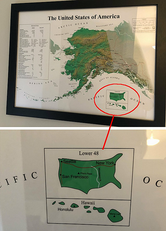 Alaska’s Passive Aggressive Map of the United States
