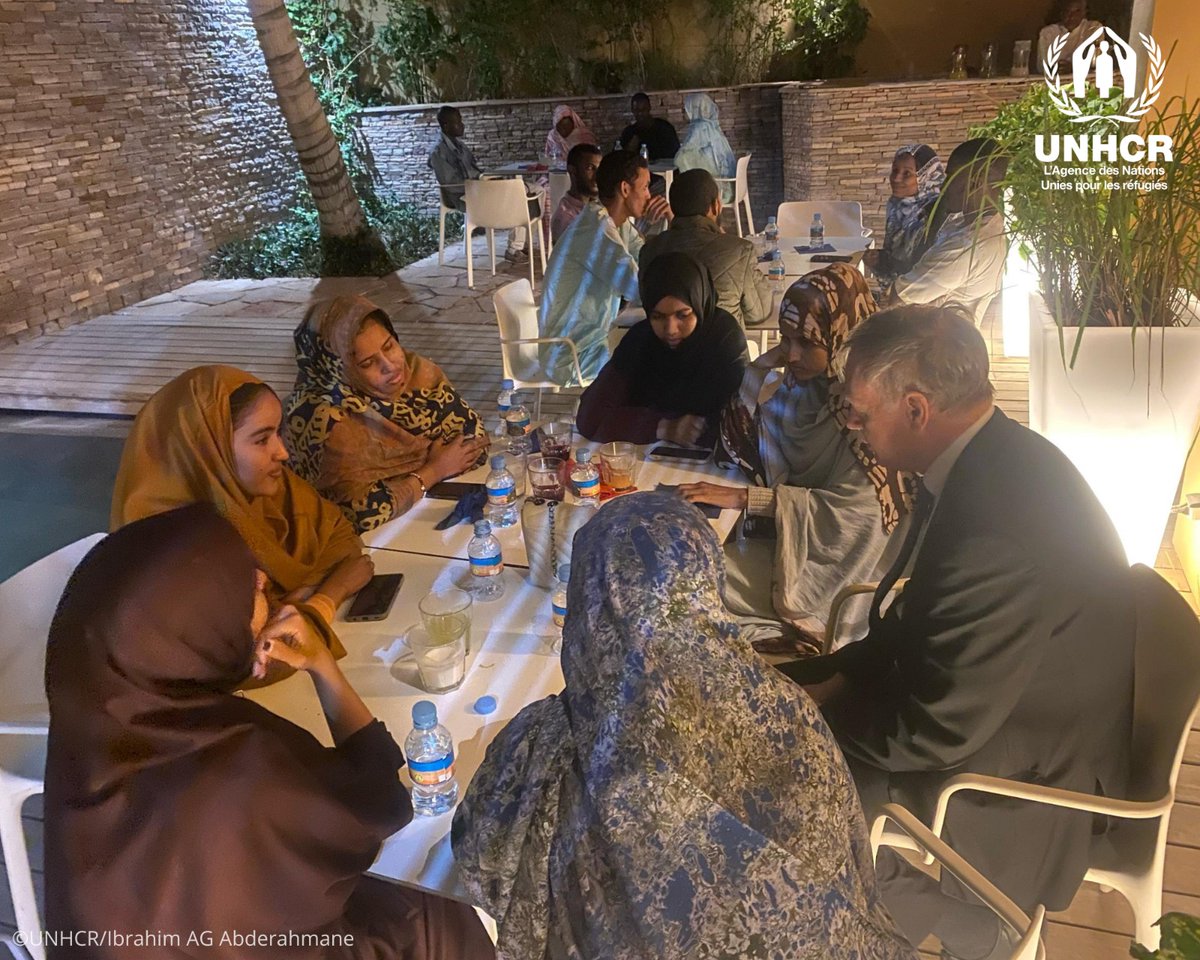 Sukru Cansizoglu (@s_cansizoglu) on Twitter photo A truly special evening in 🇲🇷, sharing an Iftar with brilliant DAFI students, thanks to the kind invitation of <a href="/ReindelFlorian/">Florian Reindel</a>, the German Ambassador to Mauritania.
Through the DAFI scholarship, Germany has been supporting <a href="/Refugees/">UNHCR, the UN Refugee Agency</a> in accessing higher education since A truly special evening in 🇲🇷, sharing an Iftar with brilliant DAFI students, thanks to the kind invitation of <a href="/ReindelFlorian/">Florian Reindel</a>, the German Ambassador to Mauritania.
Through the DAFI scholarship, Germany has been supporting <a href="/Refugees/">UNHCR, the UN Refugee Agency</a> in accessing higher education since