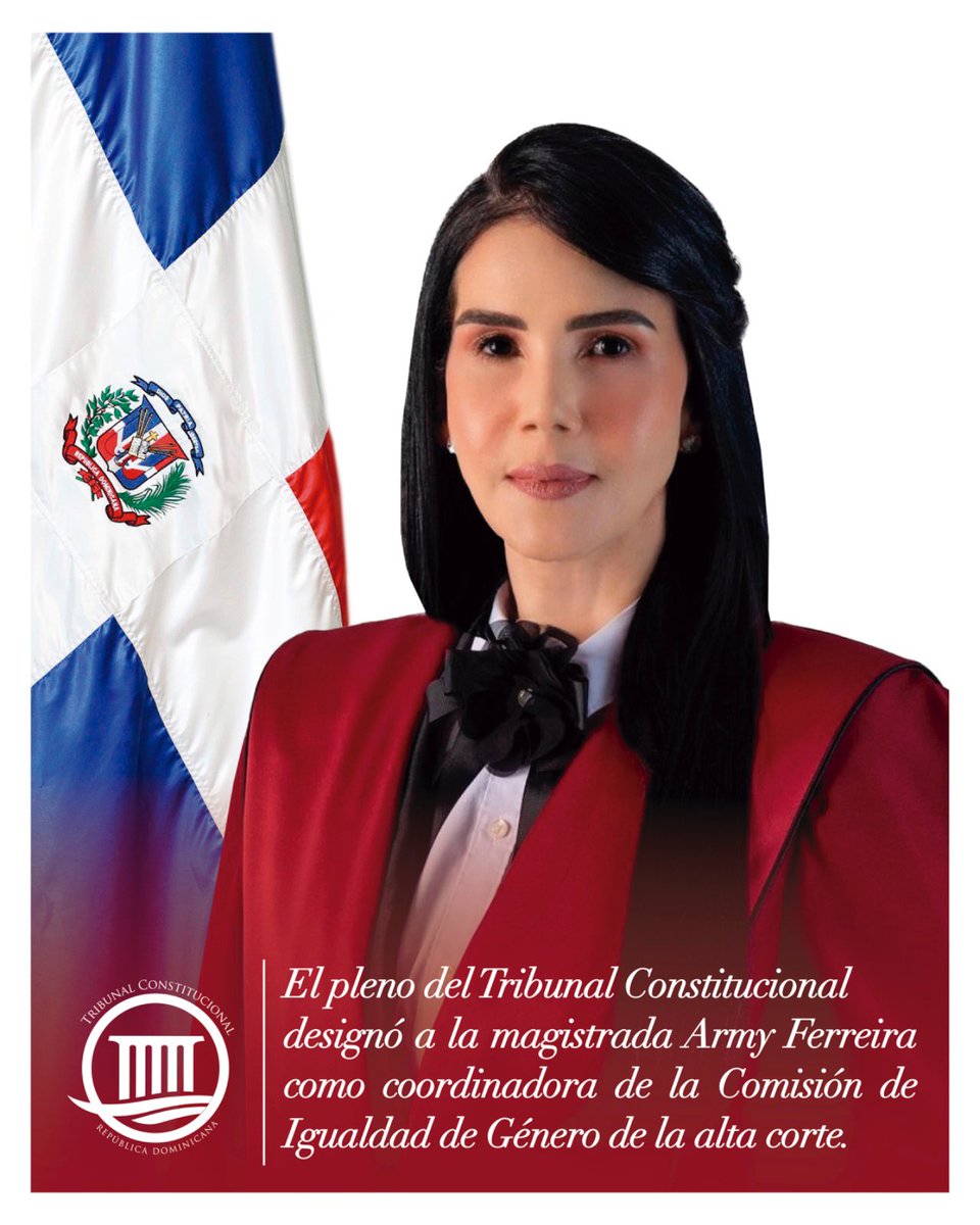 El pleno del Tribunal Constitucional designó a la magistrada Army Ferreira como coordinadora de la Comisión de Igualdad de Género de la alta corte.