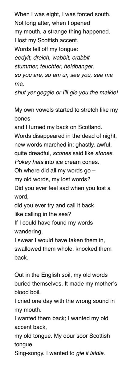 <a href="/MsSutherland22/">Ms Sutherland</a> <a href="/FilmGAlba/">FilmG</a> <a href="/GaidhligSLC/">3-18 Gàidhlig Lannraig a Deas</a> I hope you don’t mind <a href="/MsSutherland22/">Ms Sutherland</a> but I referenced this post today when studying my favourite <a href="/JackieKayPoet/">Jackie Kay</a> poem with S4 - Old Tongue! 🤣

Great use of a Scottish phrase - and helped them understand the meaning! ❤️