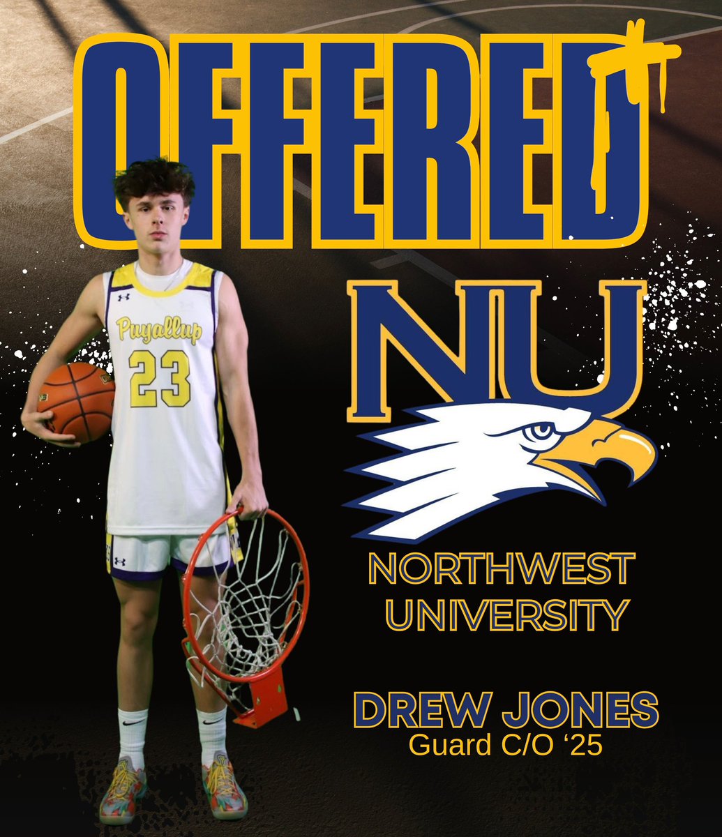 Drew Jones (@drewjones3423) on Twitter photo After a great conversation with Coach Skeen, I’m very blessed and thankful to receive an offer to continue my athletic and academic careers at Northwest University. Thank you, Coach, for believing in me. The work continues! #notcommitted
<a href="/PuyallupViksBB/">Puyallup Boys Basketball</a> After a great conversation with Coach Skeen, I’m very blessed and thankful to receive an offer to continue my athletic and academic careers at Northwest University. Thank you, Coach, for believing in me. The work continues! #notcommitted
<a href="/PuyallupViksBB/">Puyallup Boys Basketball</a>
