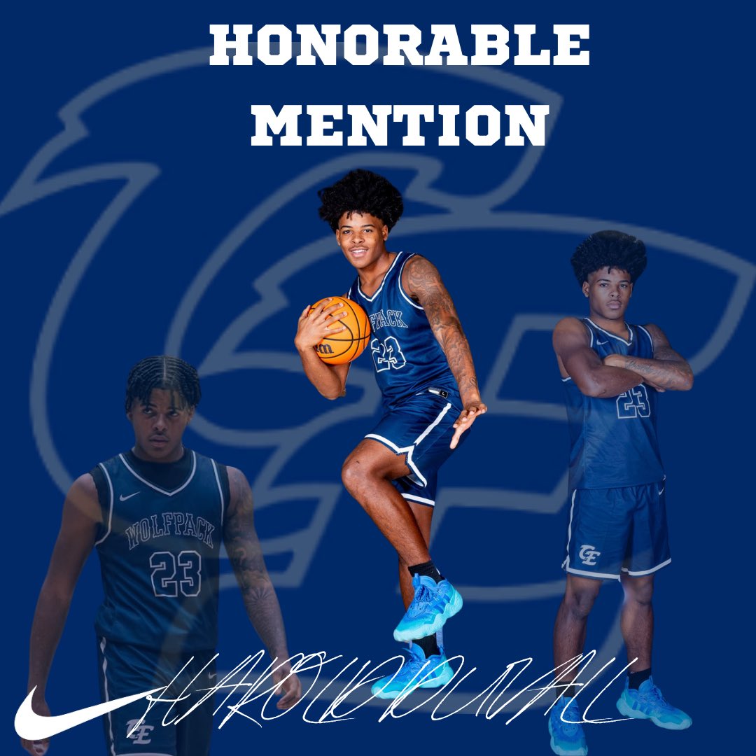 Harold with the honorable mention! Big things for the future Fresno State Bulldog!