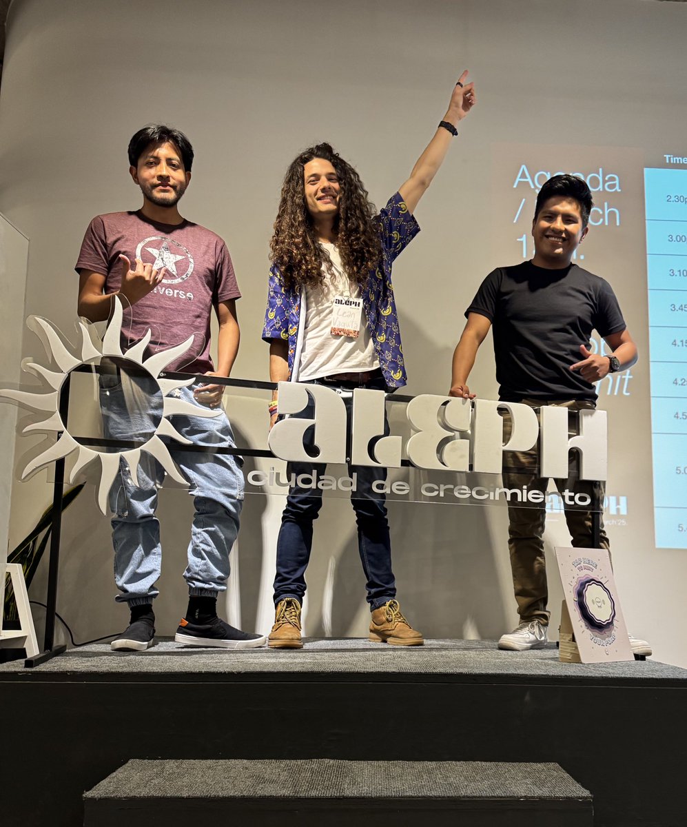 Finally at <a href="/crecimientoar/">Crecimiento 🌞</a>! Such a long journey, but totally worth it. Starting with everything!

Moreover, <a href="/VaquitaProtocol/">VAQUITA</a> was selected by Rayuela. 

Gracias Totales 🇦🇷🇧🇴 🐮

<a href="/ContiLea/">contilean.eth 🦇🔊</a> 
<a href="/lyfab/">NJOH LOLITA YANI</a> 
<a href="/aleregex/">Alejandro</a> 
<a href="/Oscar_Gauss/">Oscar Gauss Carvajal Yucra</a>