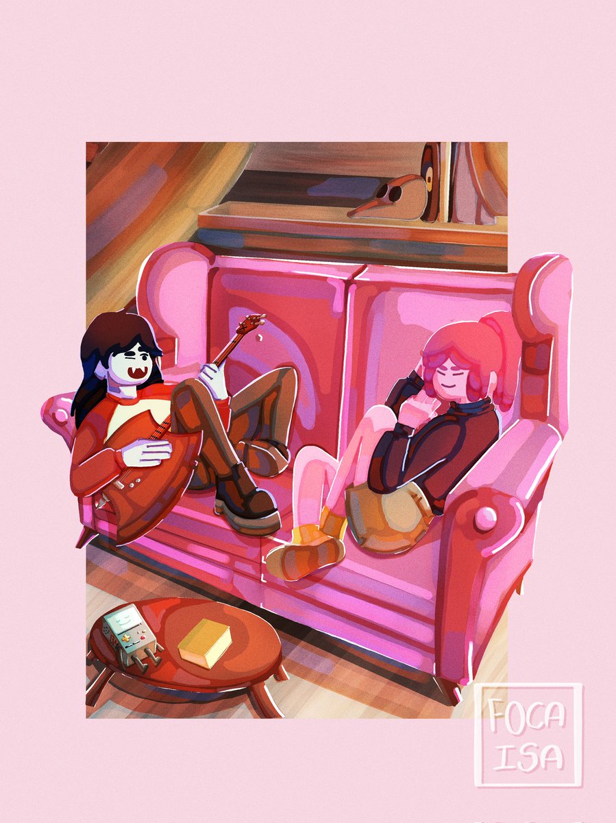 Foca_iisa's tweet image. Marceline and Princess Bubblegum! I love Adventure Time
My Comms are open!!✨️
Icon: $5
Character Full Body: $15
Doodle Sheet: $25
Extra Character: + $5
Complex bg: + $10
Dm me if interested 🩷
Rt to help an artist!
#commissionsopen #adventuretime