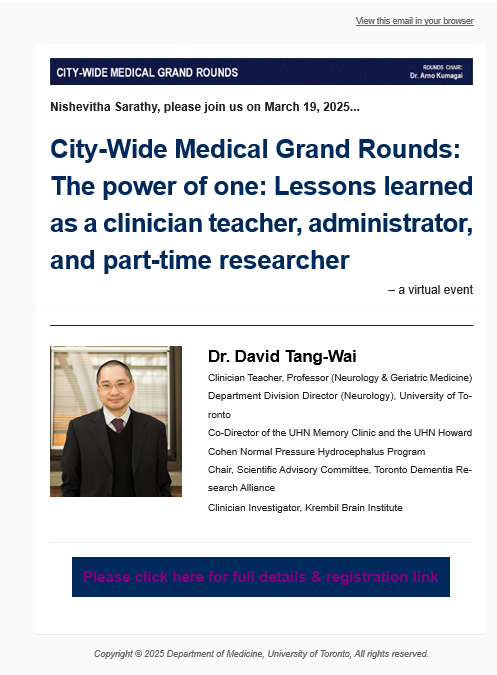 Join us for City Wide Medical Grand Rounds on March 19th at 12 noon. deptmedicine.utoronto.ca/CWMGR-2025-03-…