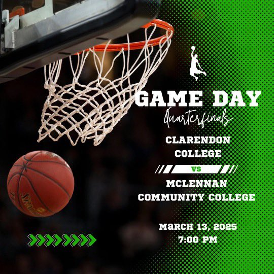 GAME DAY🏀🏀

🆚 McLennan Community College 
⏰ 7:00 PM
📍 Waco,Tx
🎥 centexsportsnetwork.com