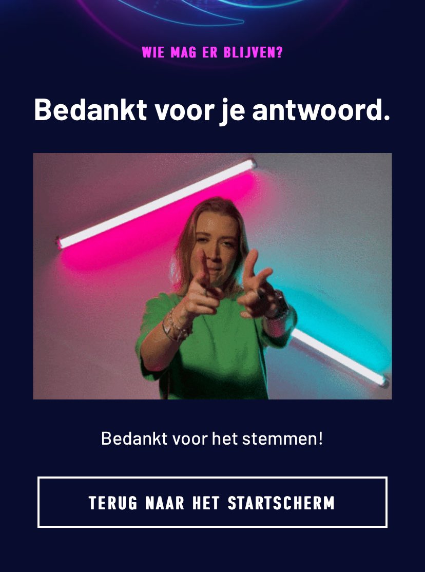 Team Jaxel is einde oefening!

#Jaxel #Bigbrothernlbe