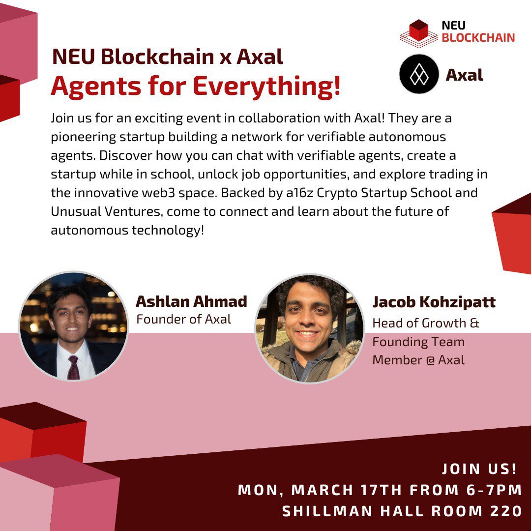 Announcement: join us for our next speaker event!! <a href="/ashlan_ahmed/">Ash Ahmed</a> <a href="/getaxal/">Axal</a> <a href="/kozyDOTai/">Kozy.ai</a>
