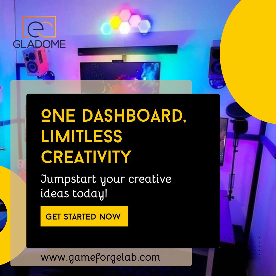 gameforgelab's tweet image. Game Forge Lab offers a one-stop dashboard where you can:
Build a game from scratch or use pre-made templates
Edit game mechanics effortlessly
Publish and share your game with the world
Jumpstart your creative ideas today! 
#GameForgeLab #GameCreator