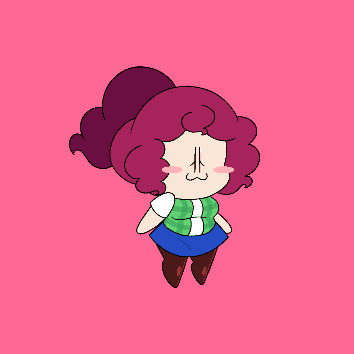 hey chat, give me some cool outfit ideas for Lil Miss to wear.

Whichever ones I like the most, I'll put them on next week's post! 👍