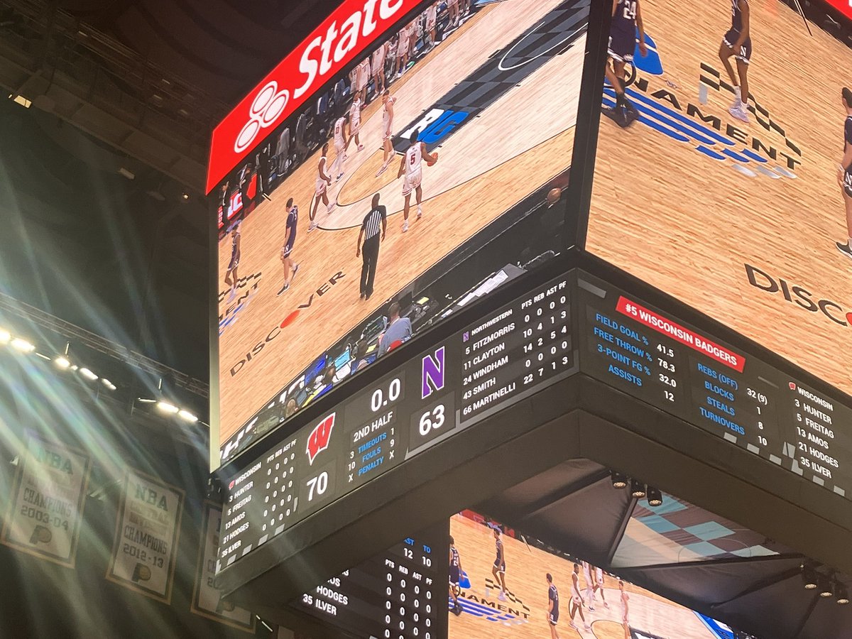 bbmind's tweet image. Badgers advance to Big-10 quarterfinals.