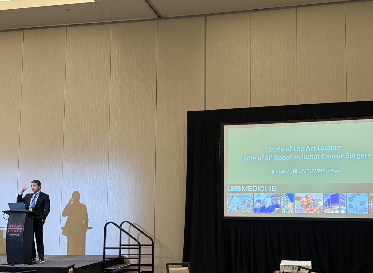Soroush Rais-Bahrami, MD, MBA, FACS (@raisbahrami) on Twitter photo Humbled to call <a href="/UABUroOnc/">Jeff Nix</a> my uro/onc partner and friend, leading the charge to even more minimally invasive surgery. State-of-the-art lecture at <a href="/SES_AUA/">Southeastern Section</a> #SESAUA25 teaching about SP robotics highlighting <a href="/UABUrology/">UAB Urology</a> <a href="/UABHeersink/">UAB Heersink School of Medicine</a> <a href="/uabmedicine/">UAB Medicine</a> experience! Humbled to call <a href="/UABUroOnc/">Jeff Nix</a> my uro/onc partner and friend, leading the charge to even more minimally invasive surgery. State-of-the-art lecture at <a href="/SES_AUA/">Southeastern Section</a> #SESAUA25 teaching about SP robotics highlighting <a href="/UABUrology/">UAB Urology</a> <a href="/UABHeersink/">UAB Heersink School of Medicine</a> <a href="/uabmedicine/">UAB Medicine</a> experience!