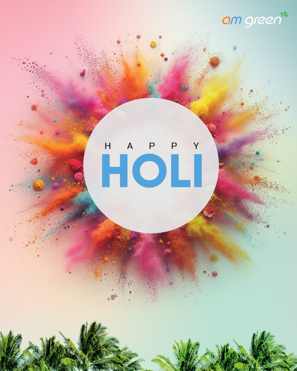 AM Green wishes you a #HappyHoli 

May this festival of colours bring joy, peace, and happiness to you!