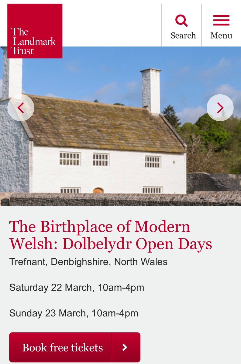 Methu aros tan #DrysauAgored mis Medi? Can’t wait until the Setember #OpenDoors?

#Dolbelydr

Rhwng  / Between Henllan - Trefnant

Ar agor/Open 22-23 Mawrth/March 2025