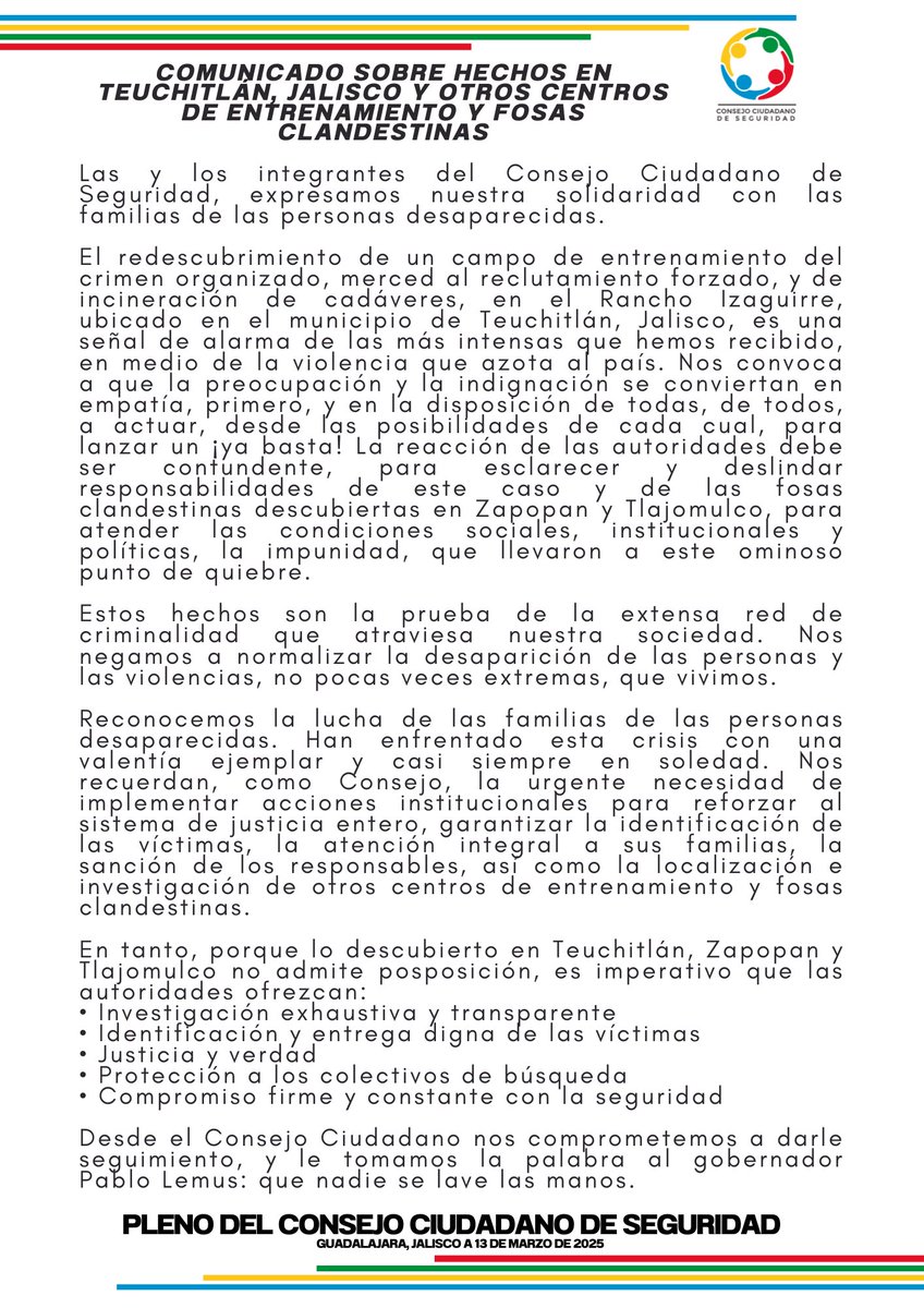Consejo Ciudadano de Seguridad tweet media