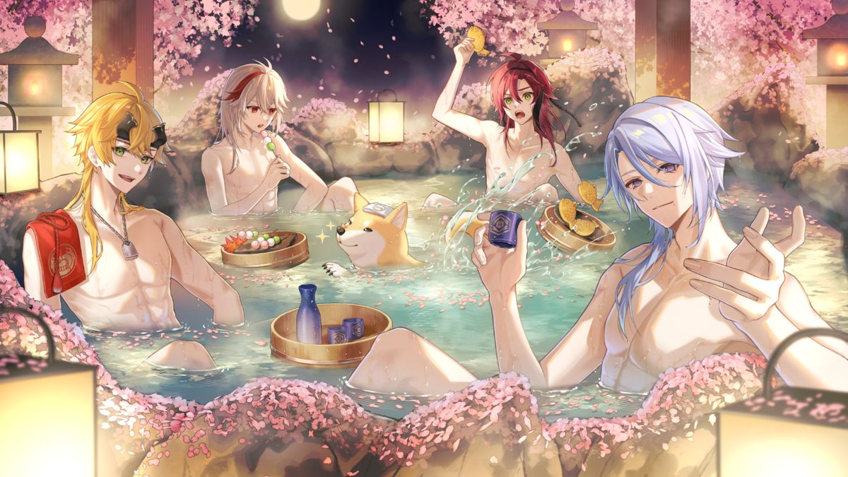 "You've arrived earlier than I anticipated. The Mikawa Flower Festival was much more enjoyable with fine companionship such as yourself. 
Please wait a moment, we've almost finished preparations for the banquet. I hope it will wash away your fatigue."

#GenshinImpact #WhiteDay