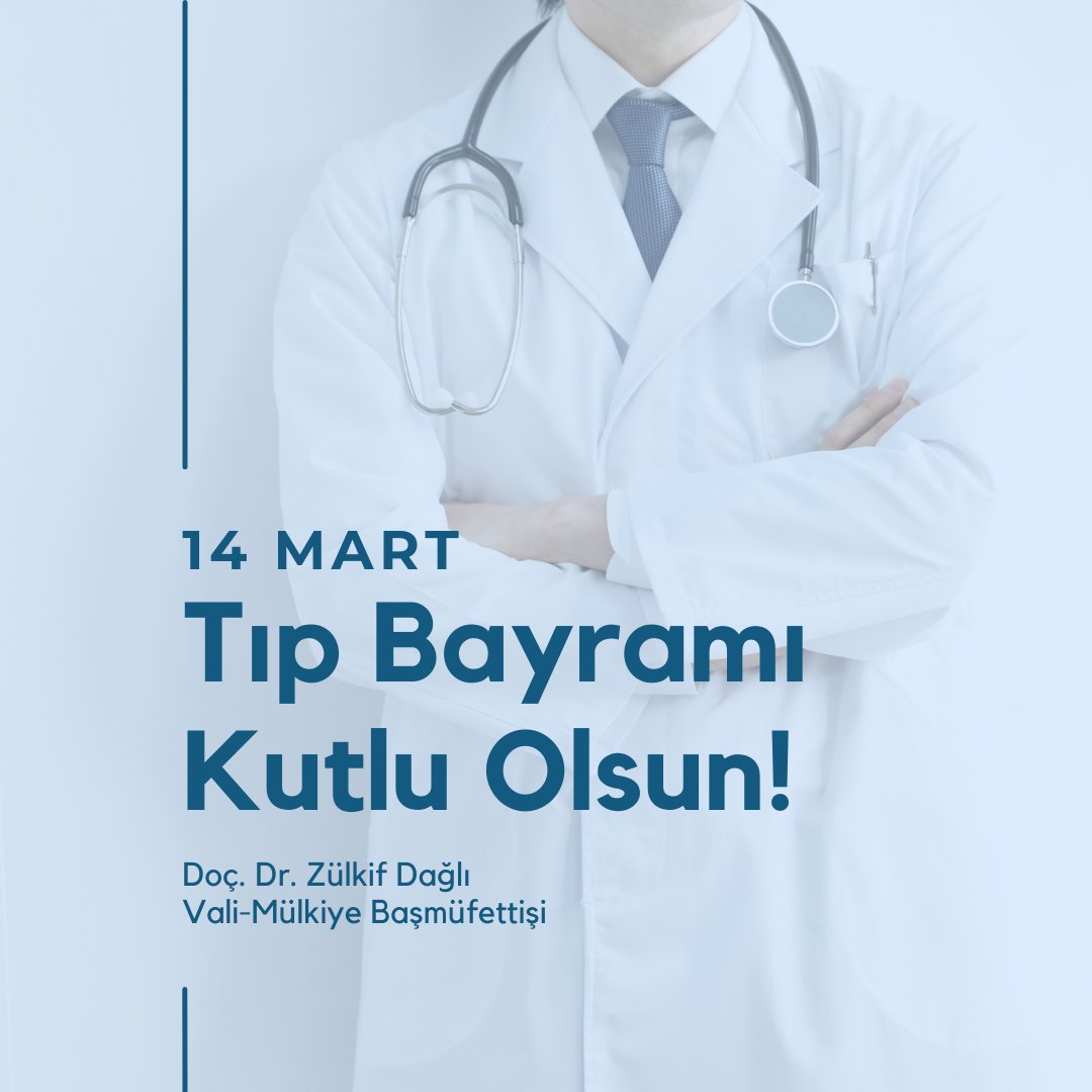 ❝İnsanı yaşat ki devlet yaşasın❞ anlayışıyla, fedakârlık ve özveriyle gece gündüz demeden çalışan kıymetli sağlık çalışanlarımızın 14 Mart Tıp Bayramı’nı en içten dileklerimle kutluyorum.  #14MartTıpBayramı
