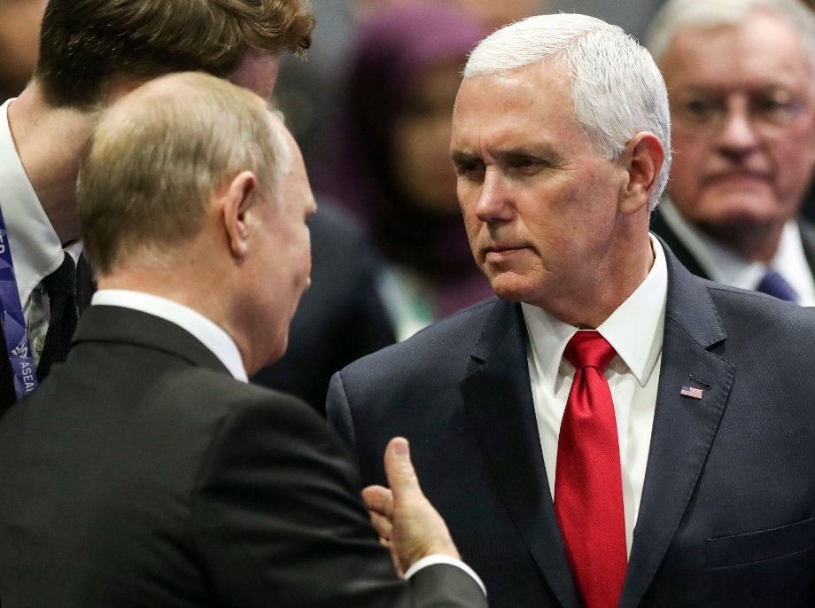 EILMELDUNG: Der ehemalige Trump-Vizepräsident Mike Pence:

„Die Ukraine will Frieden. Putin will keinen Frieden. Putin will die Ukraine. Es ist Zeit für Amerika, an der Seite der Ukraine zu stehen und sich der anhaltenden russischen Aggression entgegenzustellen.“