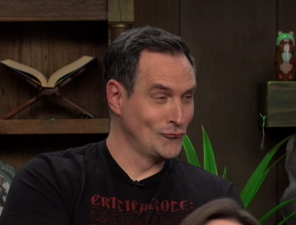 Erick4401's tweet photo. What a handsome squidward!!! #CriticalRole #CriticalRoleSpoilers https://t.co/UFLMhzg3CW