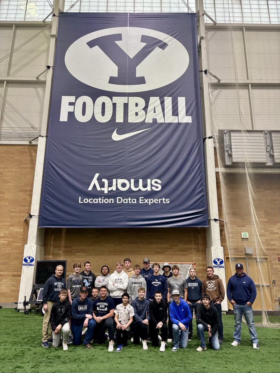 Tom Clark (@coachtomclark2) on Twitter photo Some members of our football team were able to go watch BYU at one of their spring practices today. It was good to get them all together again and they got to see what a big time college practice looks like. I want to thank BYU for their hospitality. 🦅 <a href="/BYUfootball/">BYU FOOTBALL</a> Some members of our football team were able to go watch BYU at one of their spring practices today. It was good to get them all together again and they got to see what a big time college practice looks like. I want to thank BYU for their hospitality. 🦅 <a href="/BYUfootball/">BYU FOOTBALL</a>